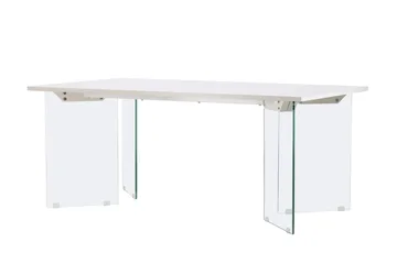 Ester Rektangulært Spisebord 180 cm med Betonglook - Lysegrå - Møbler - Bord - Spisebord & kjøkkenbord