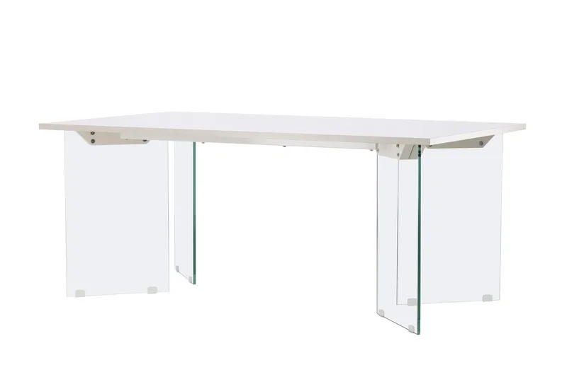 Ester Rektangulært Spisebord 180 cm med Betonglook - Lysegrå - Møbler - Bord - Spisebord & kjøkkenbord