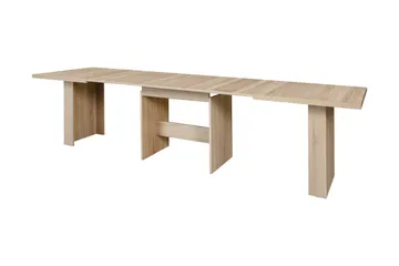 Ethelyne Utrekkbart Rektangulært Spisebord 140 cm i Eik - Brun - Møbler - Bord - Spisebord & kjøkkenbord