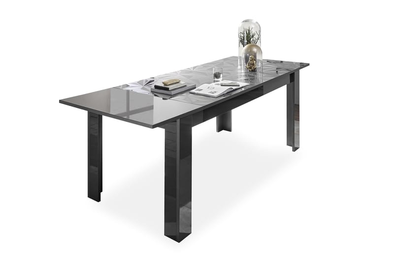 Fasett Forlengningsbart Spisebord 137 cm - Grå - Spisebord & kjøkkenbord