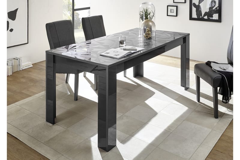 Fasett Spisebord 180 cm - Grå - Spisebord & kjøkkenbord