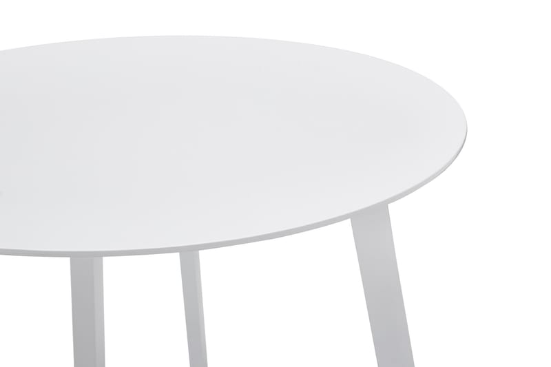 Fly Spisebord 100 cm Rundt - Hvit - Spisebord & kjøkkenbord