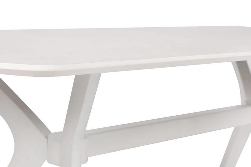 Frascone Spisebord 180x75x180 cm - Hvit - Møbler - Bord - Spisebord & kjøkkenbord