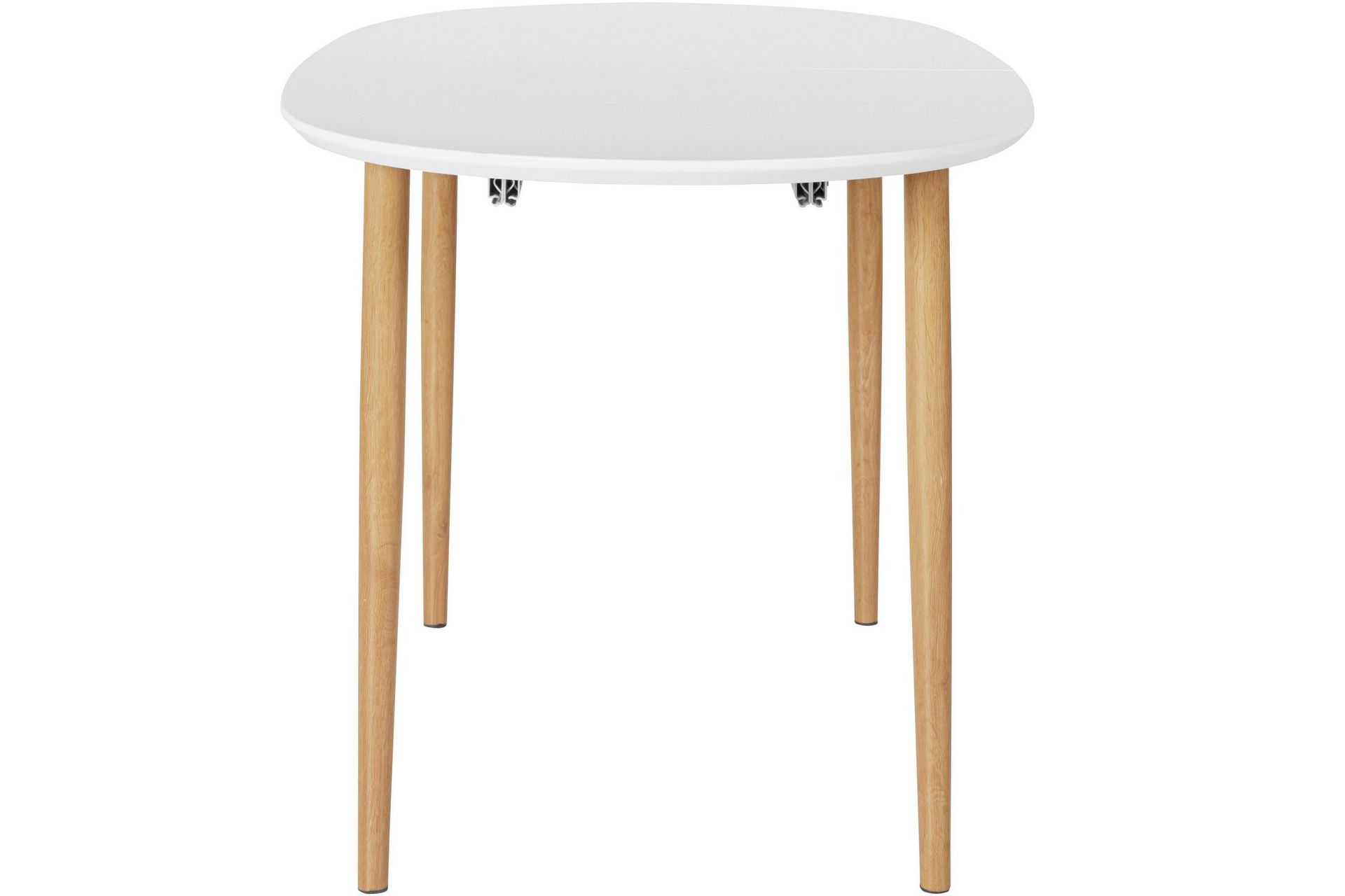 Gaeta Spisebord Ovalt 160 cm - Hvit/Natur - Møbler - Bord - Spisebord & kjøkkenbord