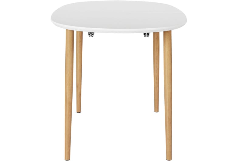 Gaeta Spisebord Ovalt 160 cm - Hvit/Natur - Møbler - Bord - Spisebord & kjøkkenbord