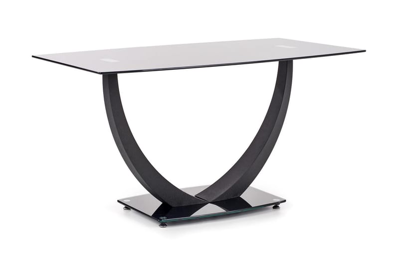 Gaford Spisebord 140 cm Glass - Svart - Møbler - Bord - Spisebord & kjøkkenbord