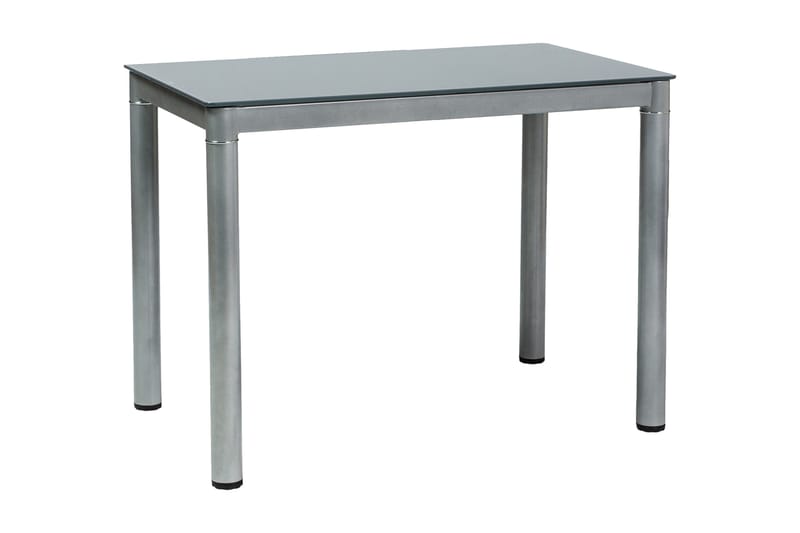 Galan Spisebord 100 cm - Glass/Grå - Spisebord & kjøkkenbord