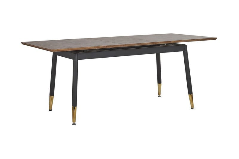 Galice Spisebord 200 cm - Naturlig / Svart / Gull - Spisebord & kjøkkenbord