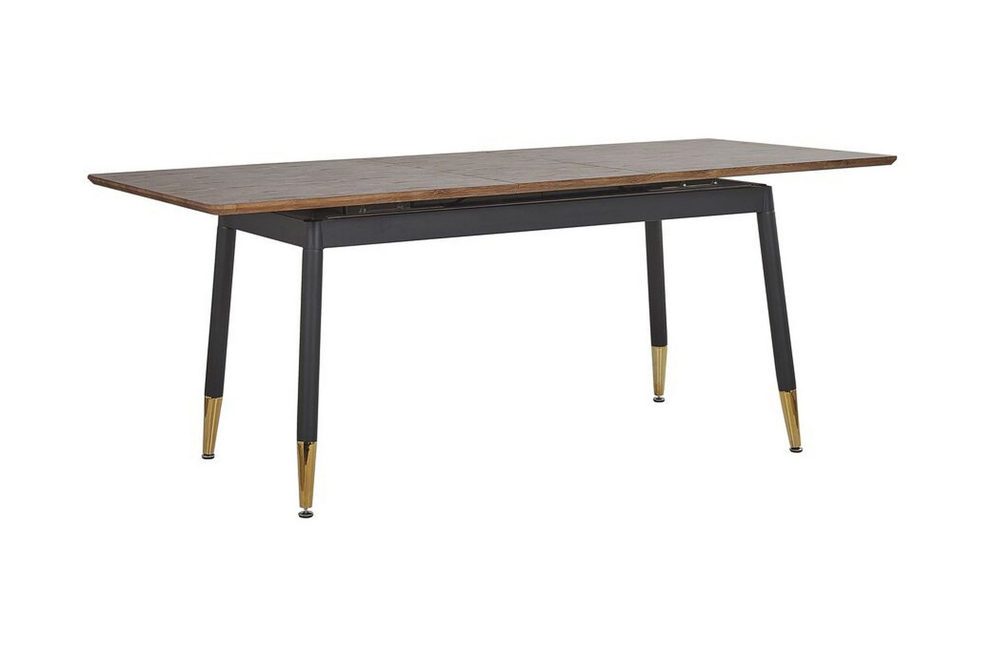 Galice Spisebord 200 cm - Naturlig / Svart / Gull