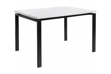 Geronimo Rektangulært Spisebord 120 cm i Tre med Metallutseende - Hvit - Møbler - Bord - Spisebord & kjøkkenbord