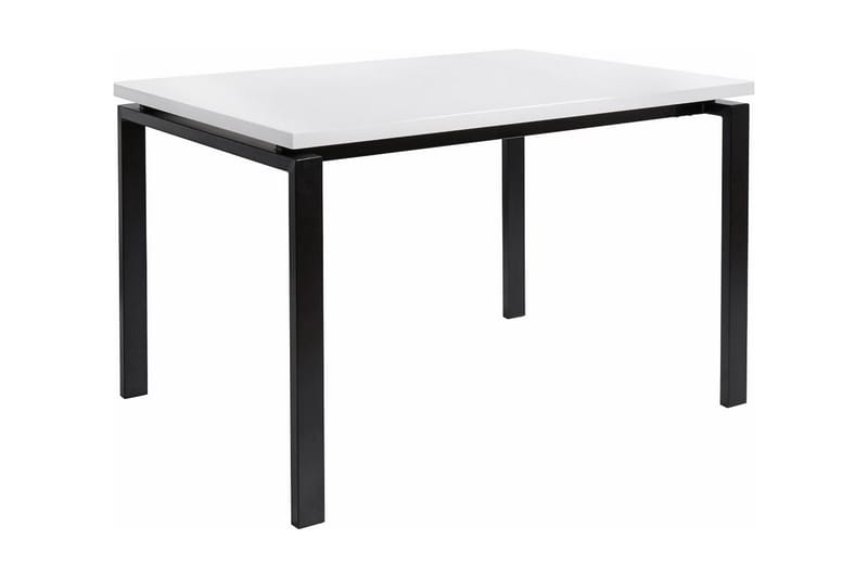 Geronimo Rektangulært Spisebord 120 cm i Tre med Metallutseende - Hvit - Møbler - Bord - Spisebord & kjøkkenbord