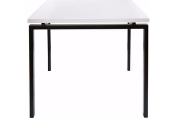 Geronimo Rektangulært Spisebord 120 cm i Tre med Metallutseende - Hvit - Møbler - Bord - Spisebord & kjøkkenbord