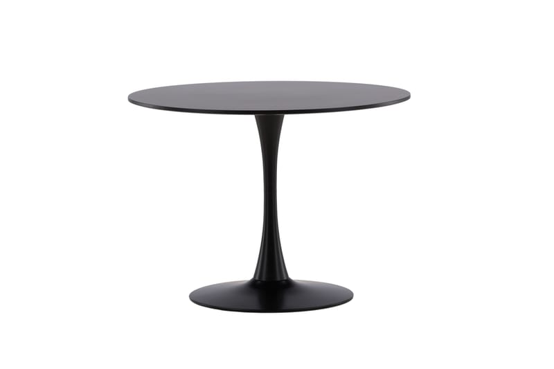 Glade Spisebord 100x74 cm Rundt - Sort - Møbler - Bord - Spisebord & kjøkkenbord