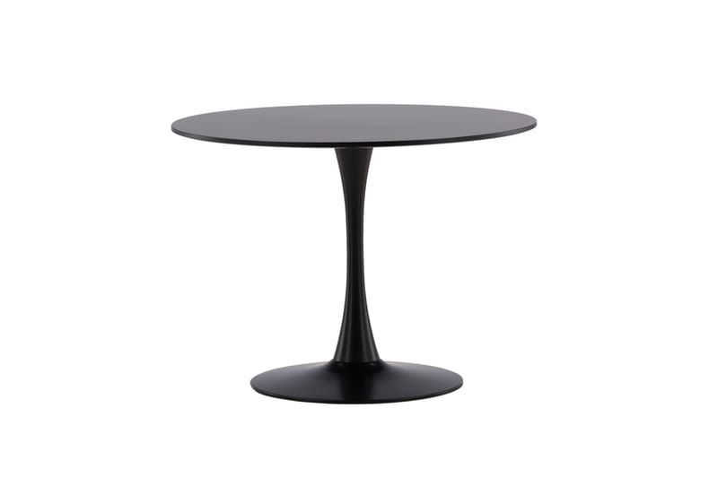 Glade Spisebord 100x74 cm Rundt - Sort - Møbler - Bord - Spisebord & kjøkkenbord