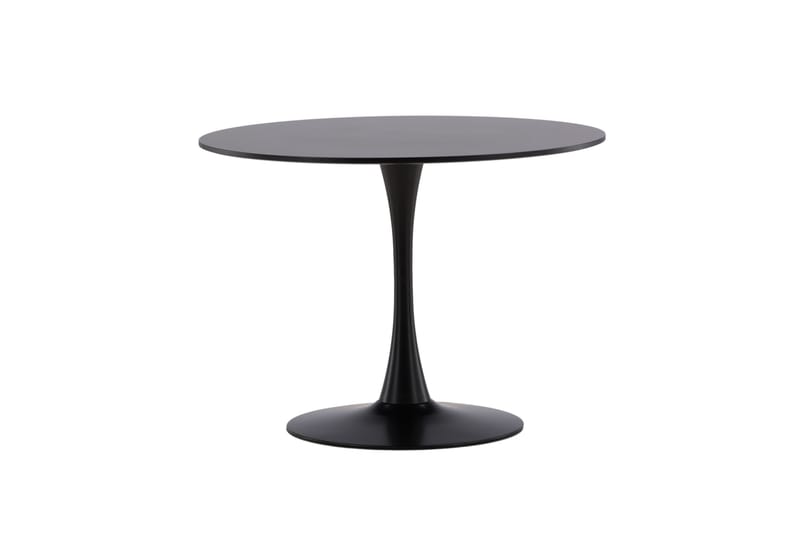 Glade Spisebord 100x74 cm Rundt - Sort - Møbler - Bord - Spisebord & kjøkkenbord