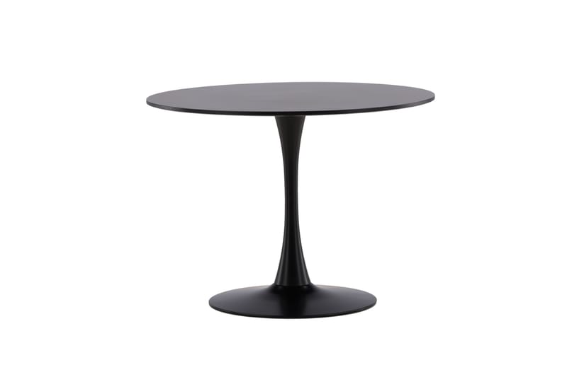 Glade Spisebord 100x74 cm Rundt - Sort - Møbler - Bord - Spisebord & kjøkkenbord