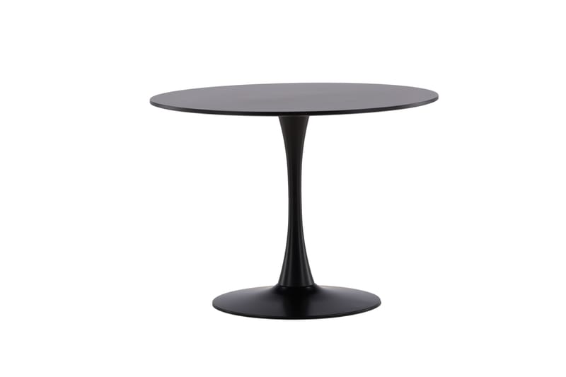 Glade Spisebord 100x74 cm Rundt - Sort - Møbler - Bord - Spisebord & kjøkkenbord