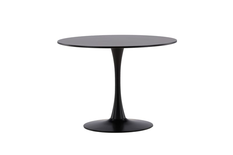 Glade Spisebord 100x74 cm Rundt - Sort - Møbler - Bord - Spisebord & kjøkkenbord