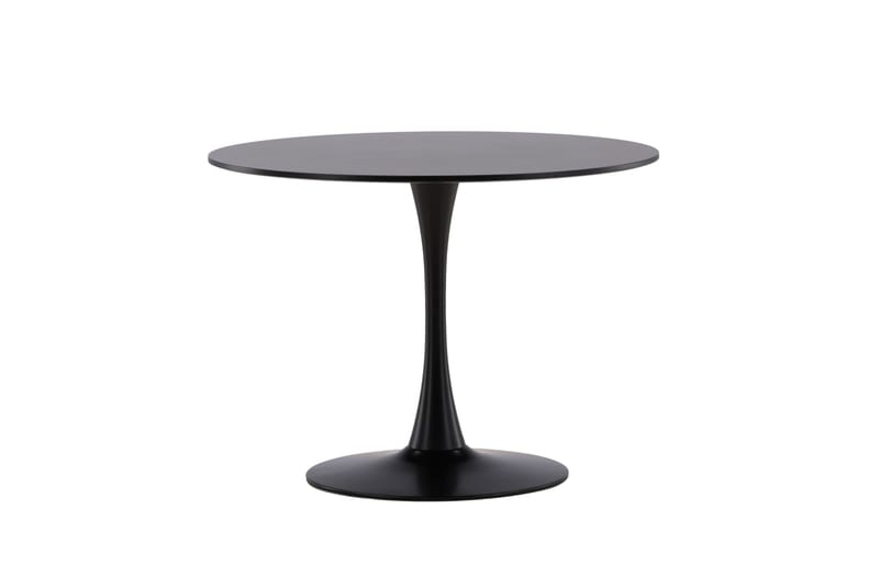 Glade Spisebord 100x74 cm Rundt - Sort - Møbler - Bord - Spisebord & kjøkkenbord