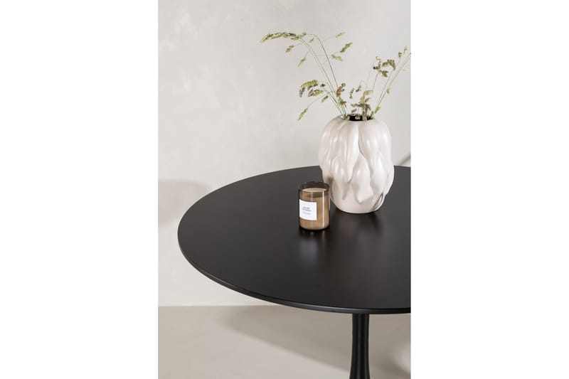 Glade Spisebord 100x74 cm Rundt - Sort - Møbler - Bord - Spisebord & kjøkkenbord