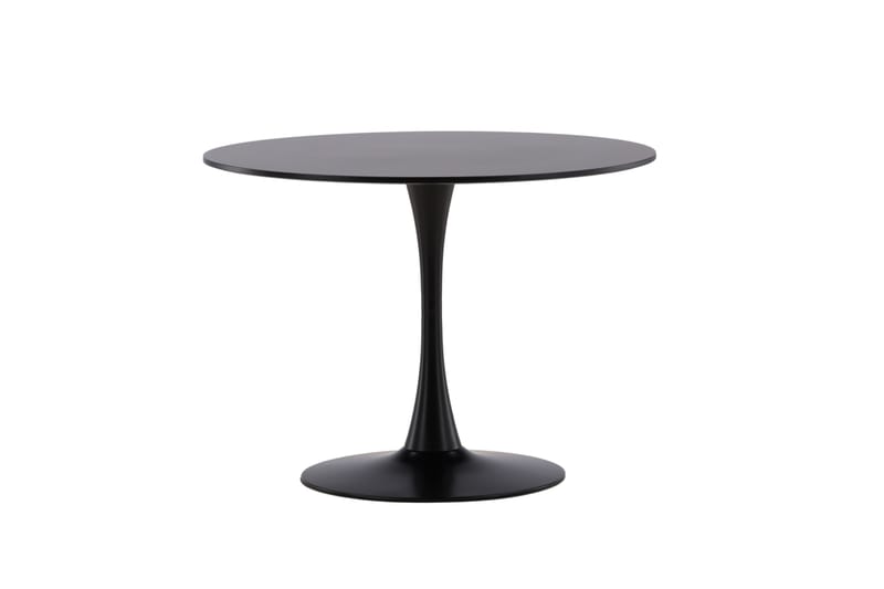 Glade Spisebord 100x74 cm Rundt - Sort - Møbler - Bord - Spisebord & kjøkkenbord