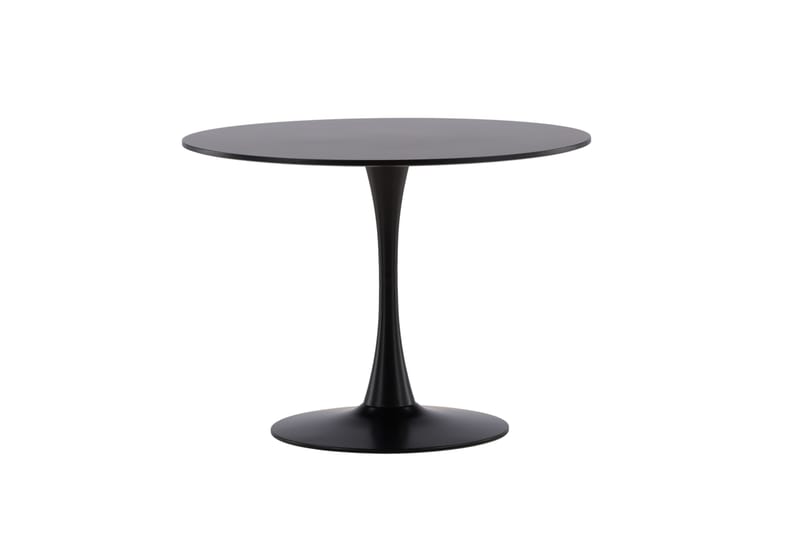 Glade Spisebord 100x74 cm Rundt - Sort - Møbler - Bord - Spisebord & kjøkkenbord