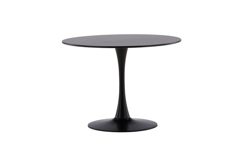 Gladiusa Spisebord 100x74 cm Rundt - Svart - Spisebord & kjøkkenbord