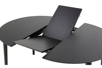 Grasonville Spisebord 115 cm Rund - Sort - Møbler - Bord - Spisebord & kjøkkenbord