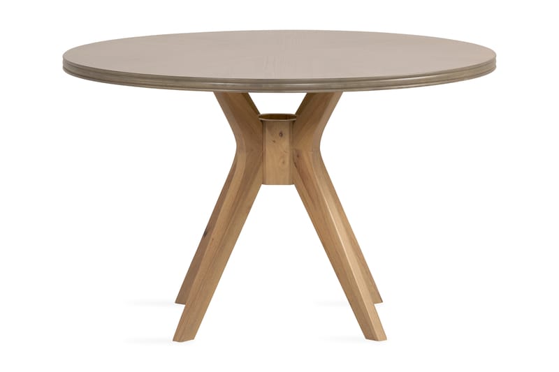 GriHvita Spisebord 120 cm Rundt - Hvit - Spisebord & kjøkkenbord