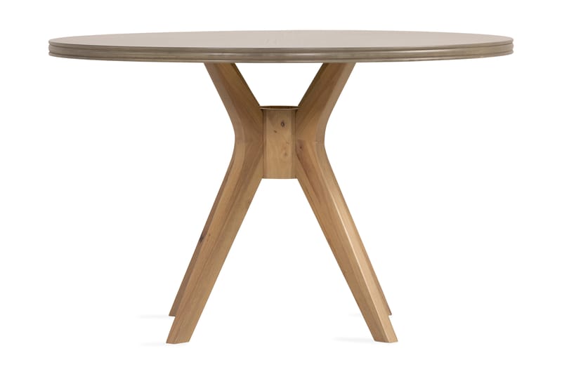 GriHvita Spisebord 120 cm Rundt - Hvit - Spisebord & kjøkkenbord