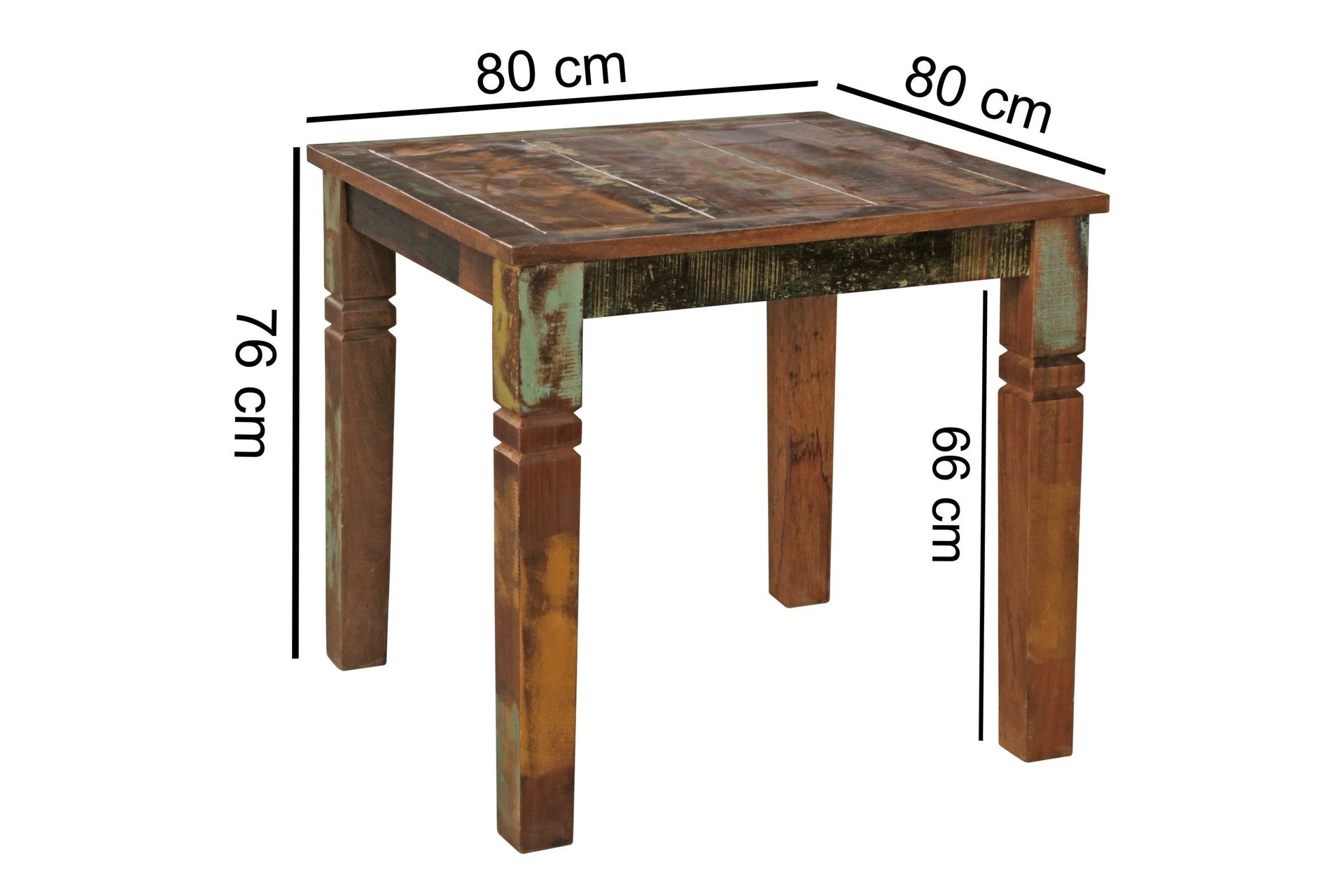 Haage Spisebord 80 cm - Flerfarget - Møbler - Bord - Spisebord & kjøkkenbord