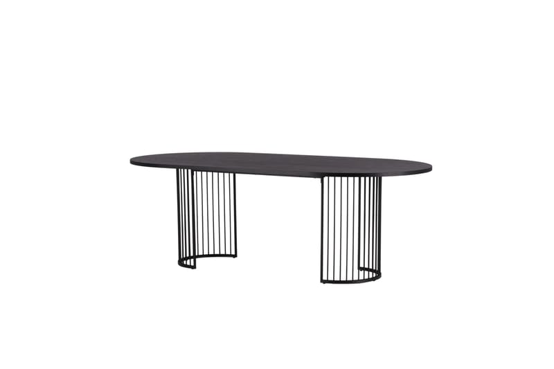 Hamneskär Spisebord 220x110 cm Svart - Vind - Spisebord & kjøkkenbord