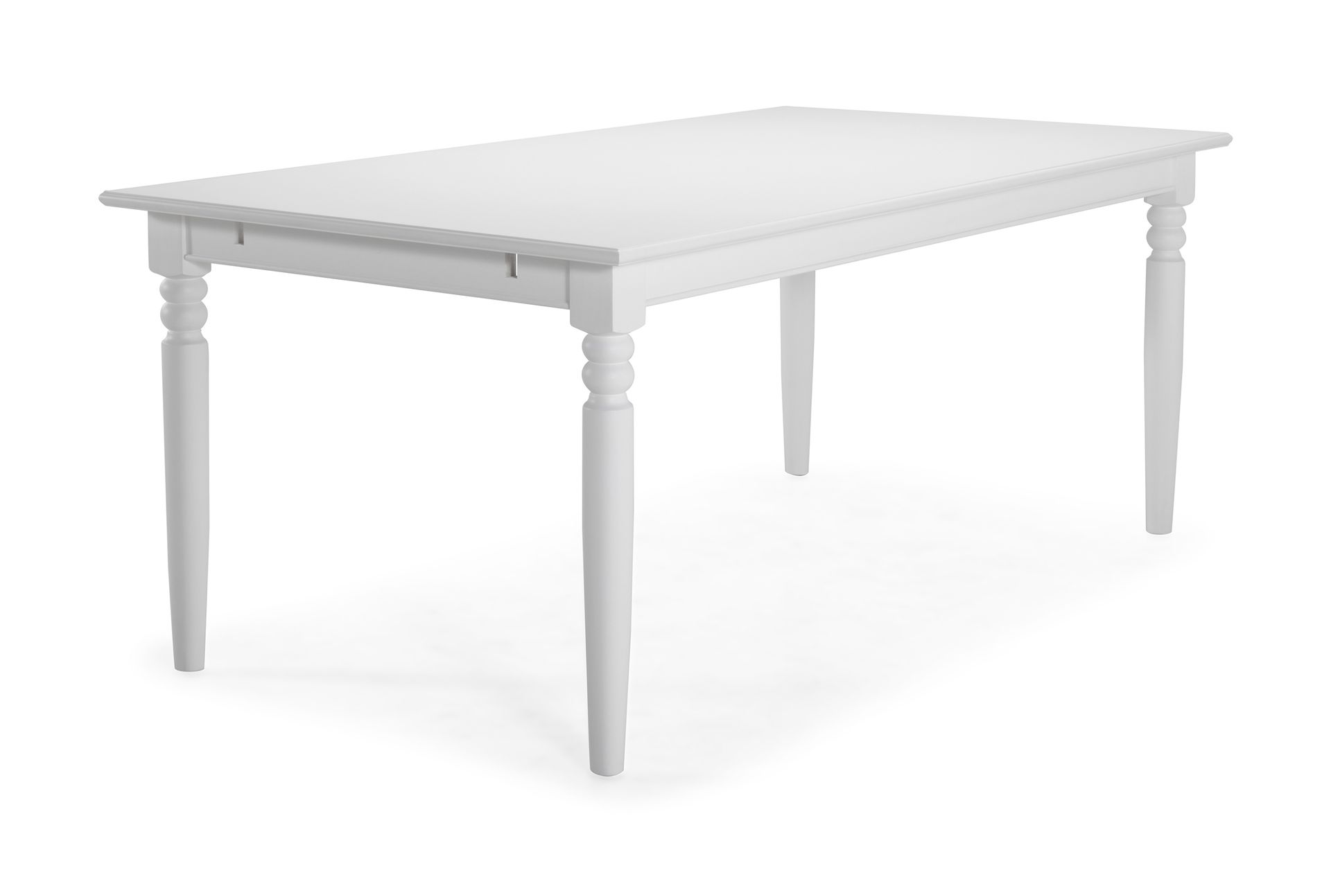 Hampton Spisebord 190 cm - Hvit - Møbler - Bord - Spisebord & kjøkkenbord