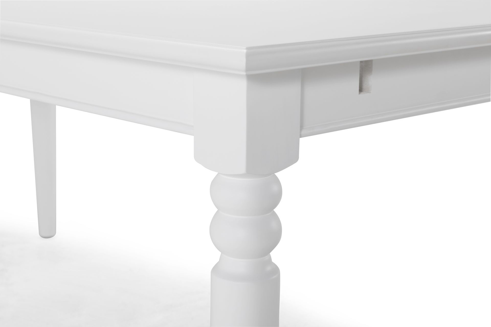 Hampton Spisebord 190 cm - Hvit - Møbler - Bord - Spisebord & kjøkkenbord
