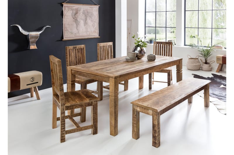 Hanck Rektangulært Spisebord 120 cm i Tre - Brun - Møbler - Bord - Spisebord & kjøkkenbord