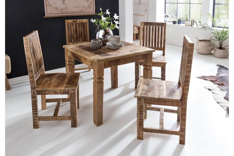 Hanck Spisebord 80 cm - Natur - Spisebord & kjøkkenbord