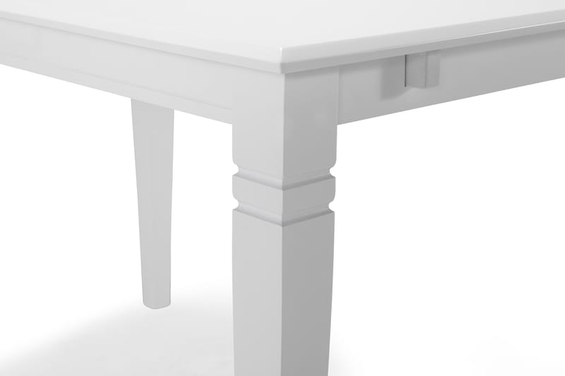 Hartford Forlengningsbart Spisebord 200 cm - Hvit - Møbler - Bord - Spisebord & kjøkkenbord