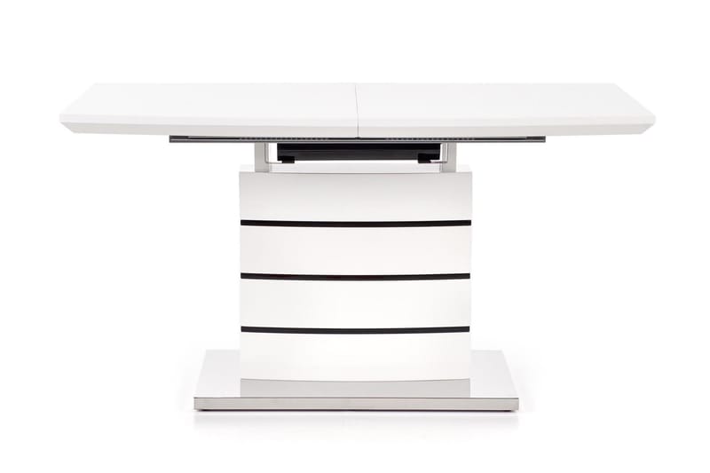 Haverly Forlengningsbart Spisebord 140 cm - Hvit/Svart - Spisebord & kjøkkenbord
