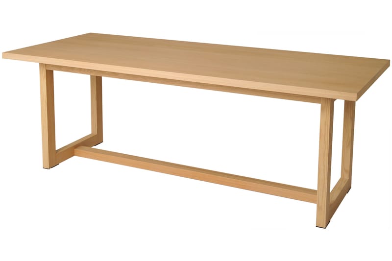 Horben Forlengningsbart Spisebord 210 cm - Hvitpigmentert - Møbler - Bord - Spisebord & kjøkkenbord