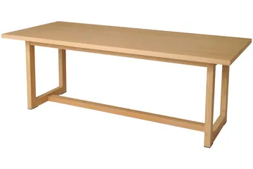 Horben Forlengningsbart Spisebord 210 cm - Hvitpigmentert - Møbler - Bord - Spisebord & kjøkkenbord