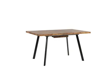 Housham Spisebord 180 cm Sammenleggbart - Lysebrun/Svart - Møbler - Bord - Spisebord & kjøkkenbord
