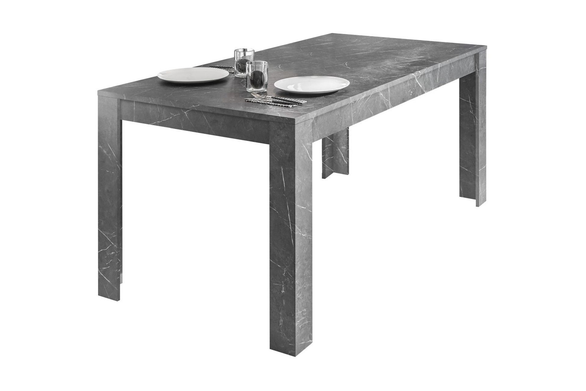 Ice Spisebord 180 cm - Svart - Møbler - Bord - Spisebord & kjøkkenbord
