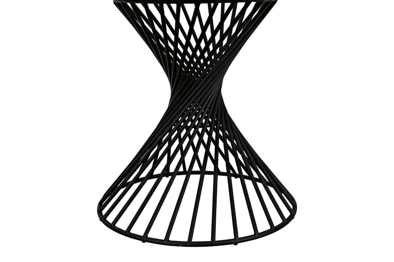 Iggy Spisebord 140 cm Rund Glass - Grå - Møbler - Bord - Spisebord & kjøkkenbord