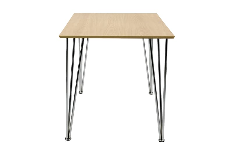 Ikeda Spisebord 120 cm - Tre/Krom - Spisebord & kjøkkenbord