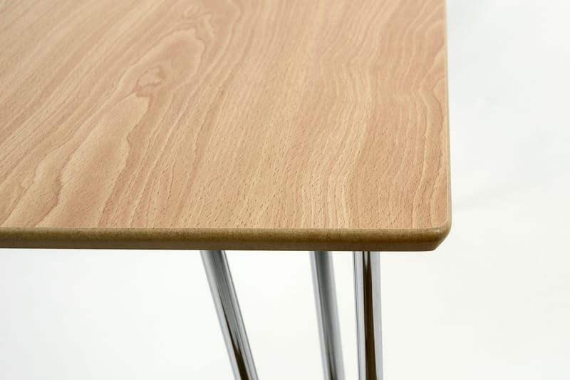 Ikeda Spisebord 120 cm - Tre/Krom - Spisebord & kjøkkenbord