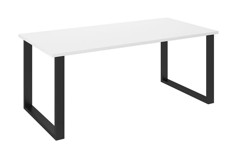 Imper Spisebord 185 cm - Hvit/Svart - Spisebord & kjøkkenbord