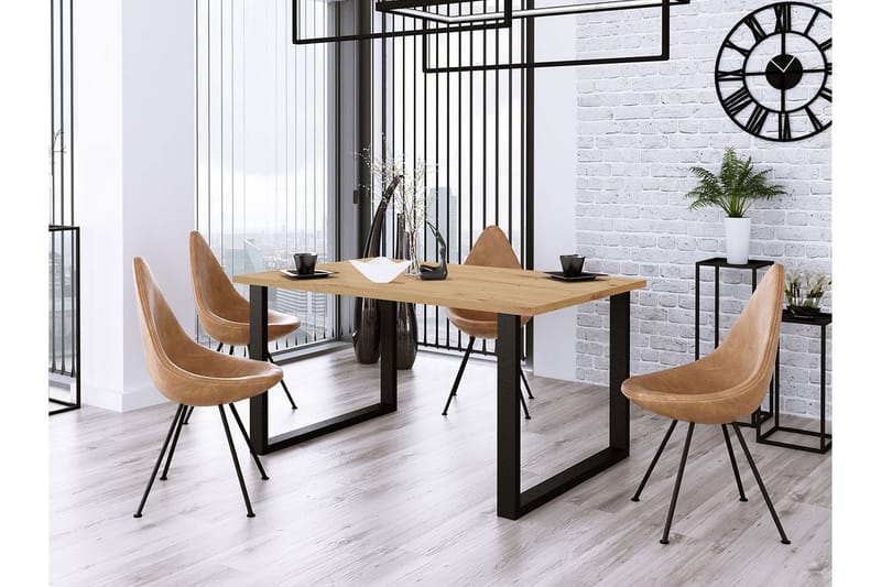 Imper Spisebord 185 cm - Lysebrun - Møbler - Bord - Spisebord & kjøkkenbord