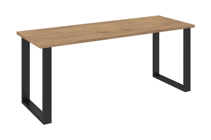Imper Spisebord 185 cm - svart/Eik - Møbler - Bord - Spisebord & kjøkkenbord