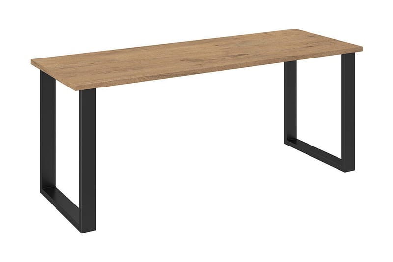 Imper Spisebord 185 cm - svart/Eik - Møbler - Bord - Spisebord & kjøkkenbord