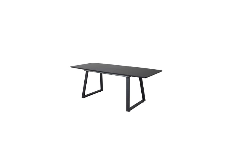 Inca Spisebord 160 cm Forlengningsbart - Sort - Møbler - Bord - Spisebord & kjøkkenbord